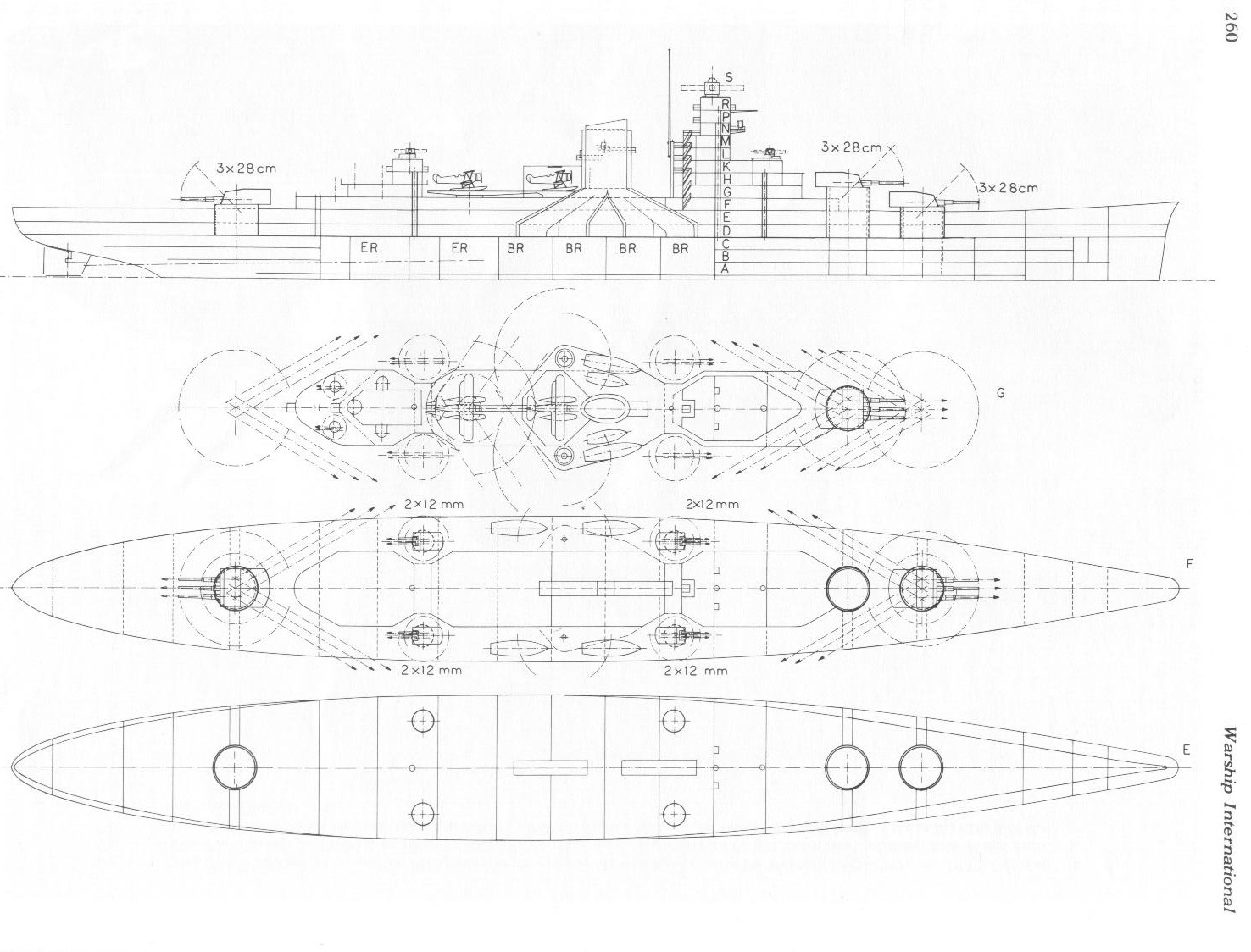 Battlecruiser Design Studies For The Royal Netherlands Navy 1939 40 Warship International No 4 1980